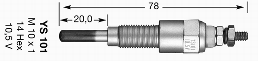 Свеча зажигания - 5110 NGK